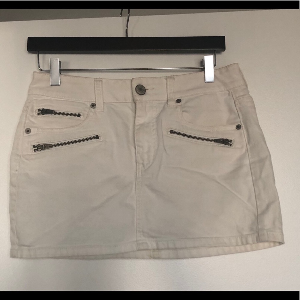 Women’s American Eagle AE Off White Jean Skirt 6